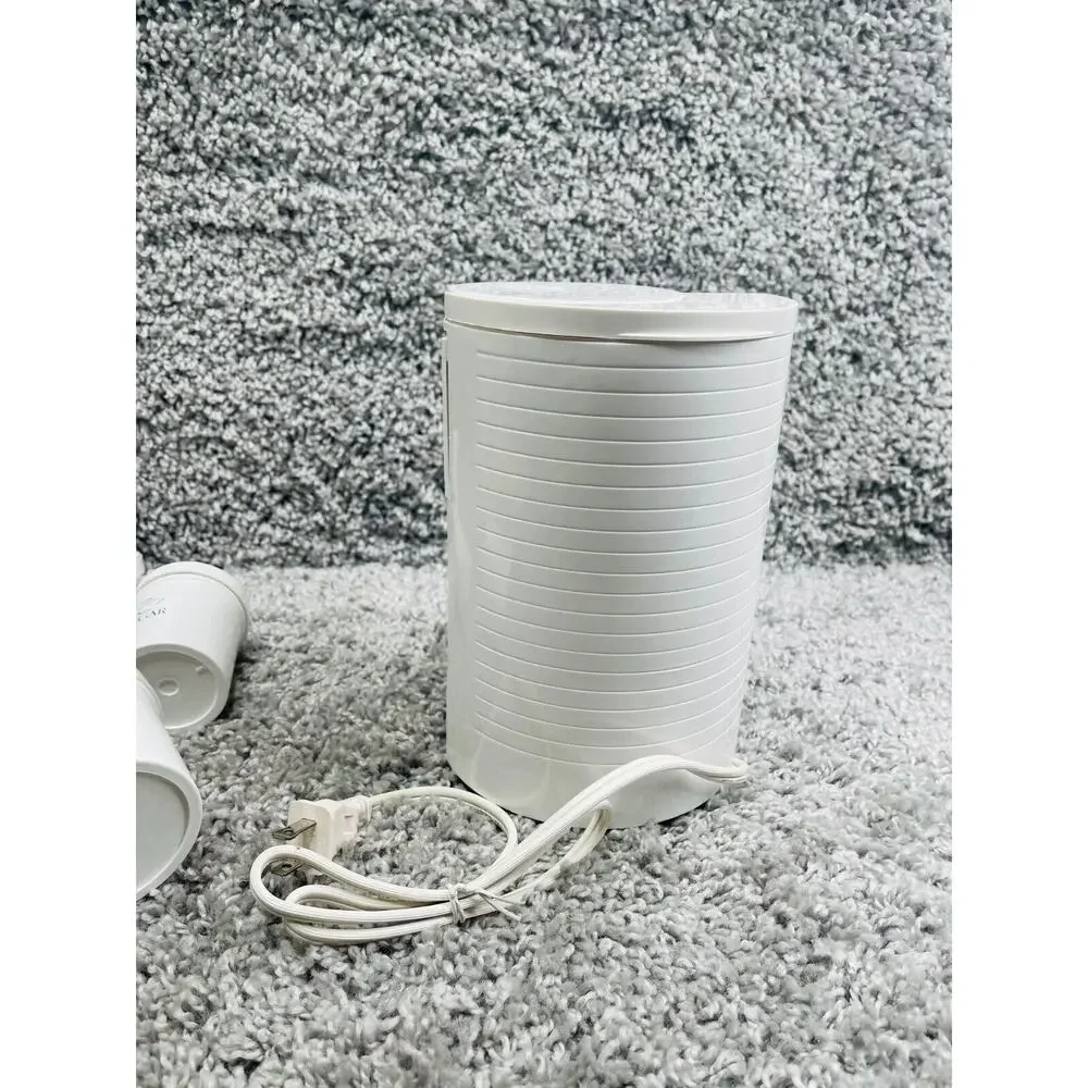 Toastmaster White Coffee To Go Travel Coffee Maker W/ Mug 3 Canisters Container